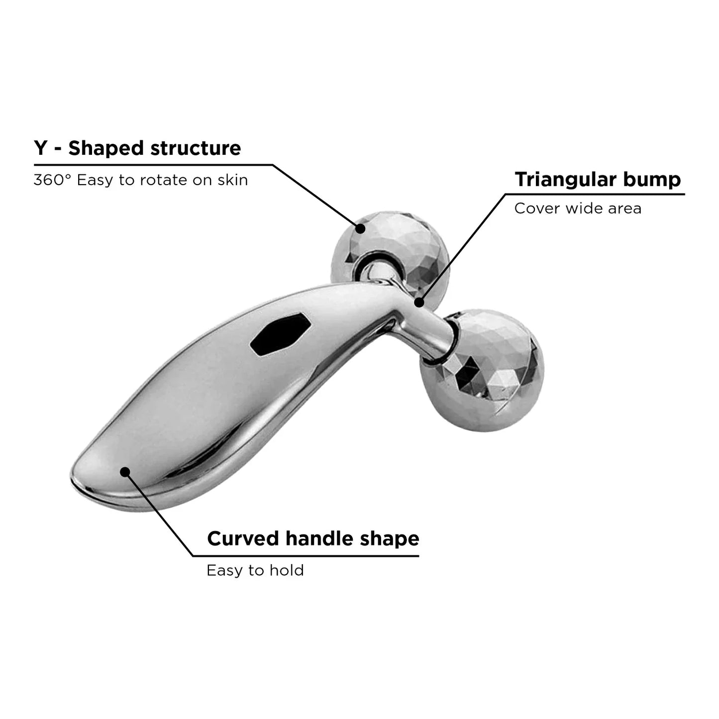 3D Y-Shape Face Body Derma Roller